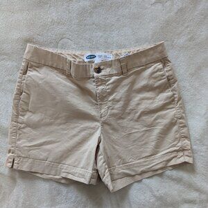 3/$30 Tan Everyday Shorts - low rise